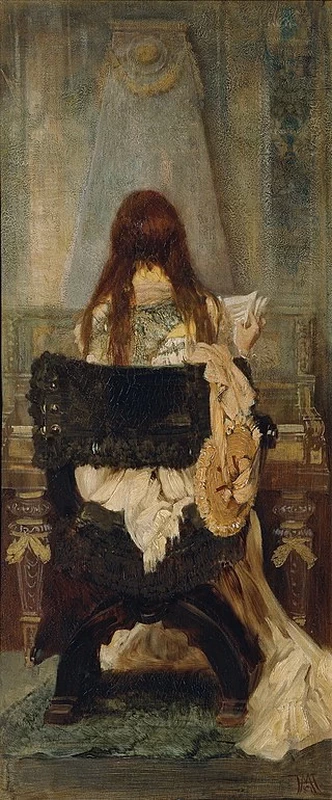 Signora che suona - Österreichische Galerie Belvedere